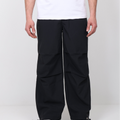 Urban Loose Parachute Pants - Black