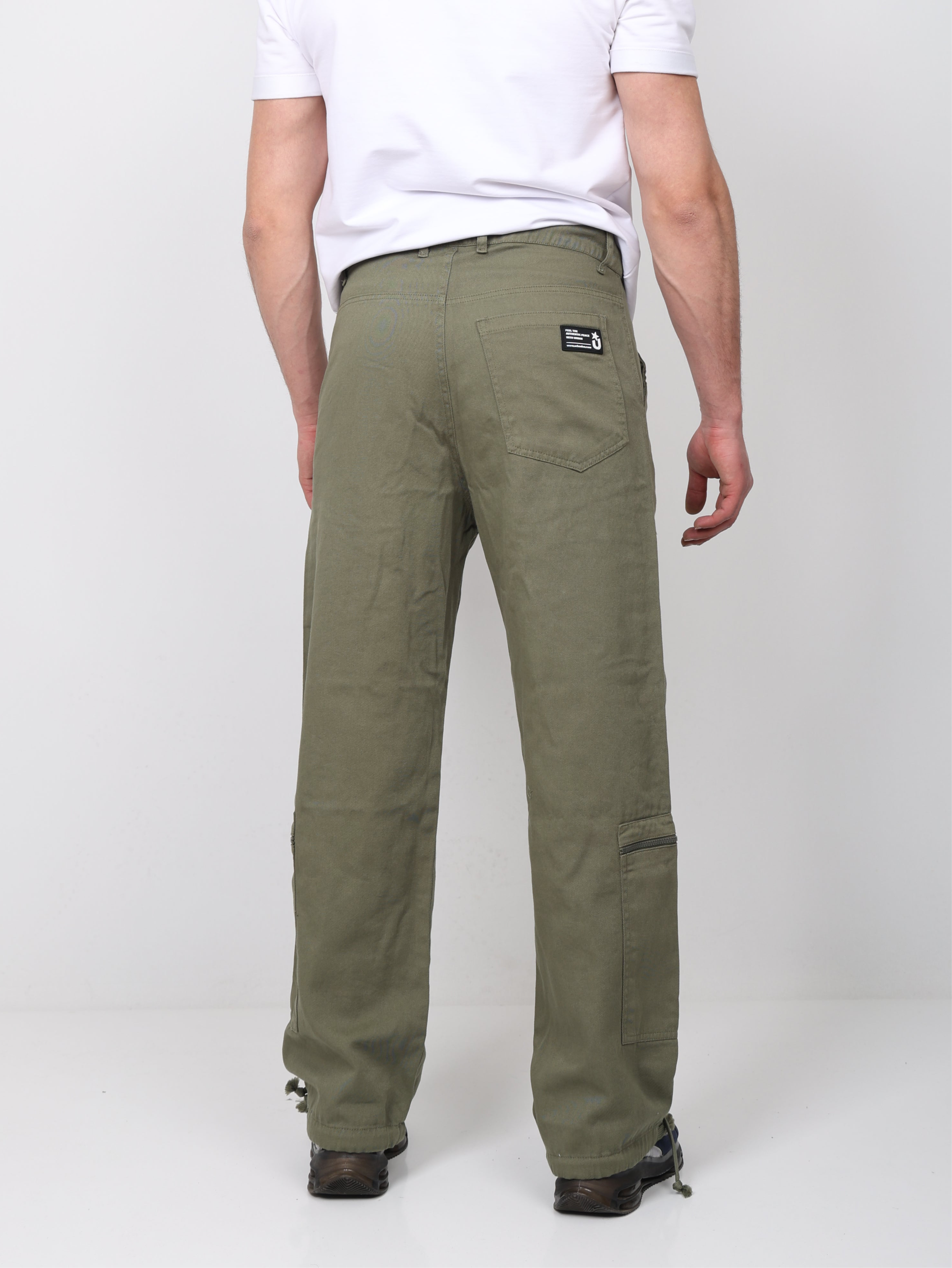 URBAN Zipper Pant - Olive