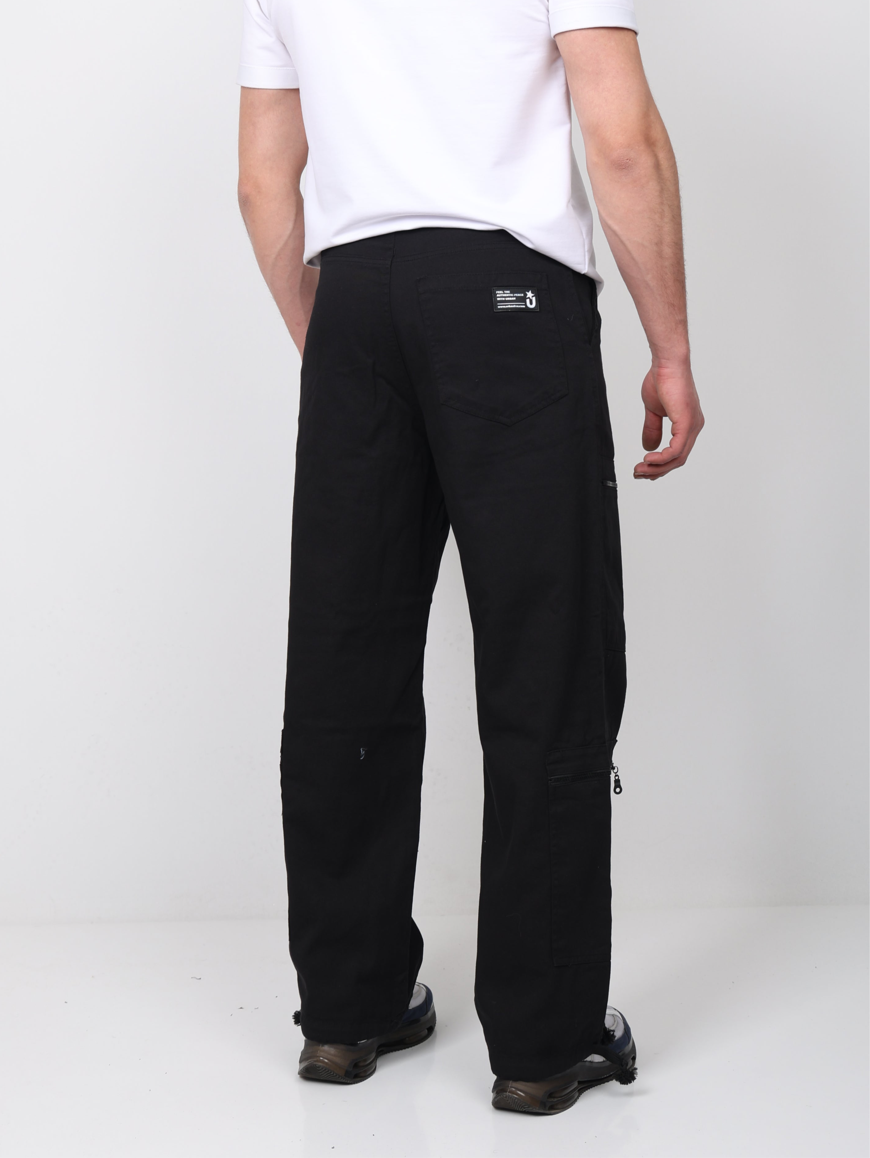 URBAN Zipper Pant - Black