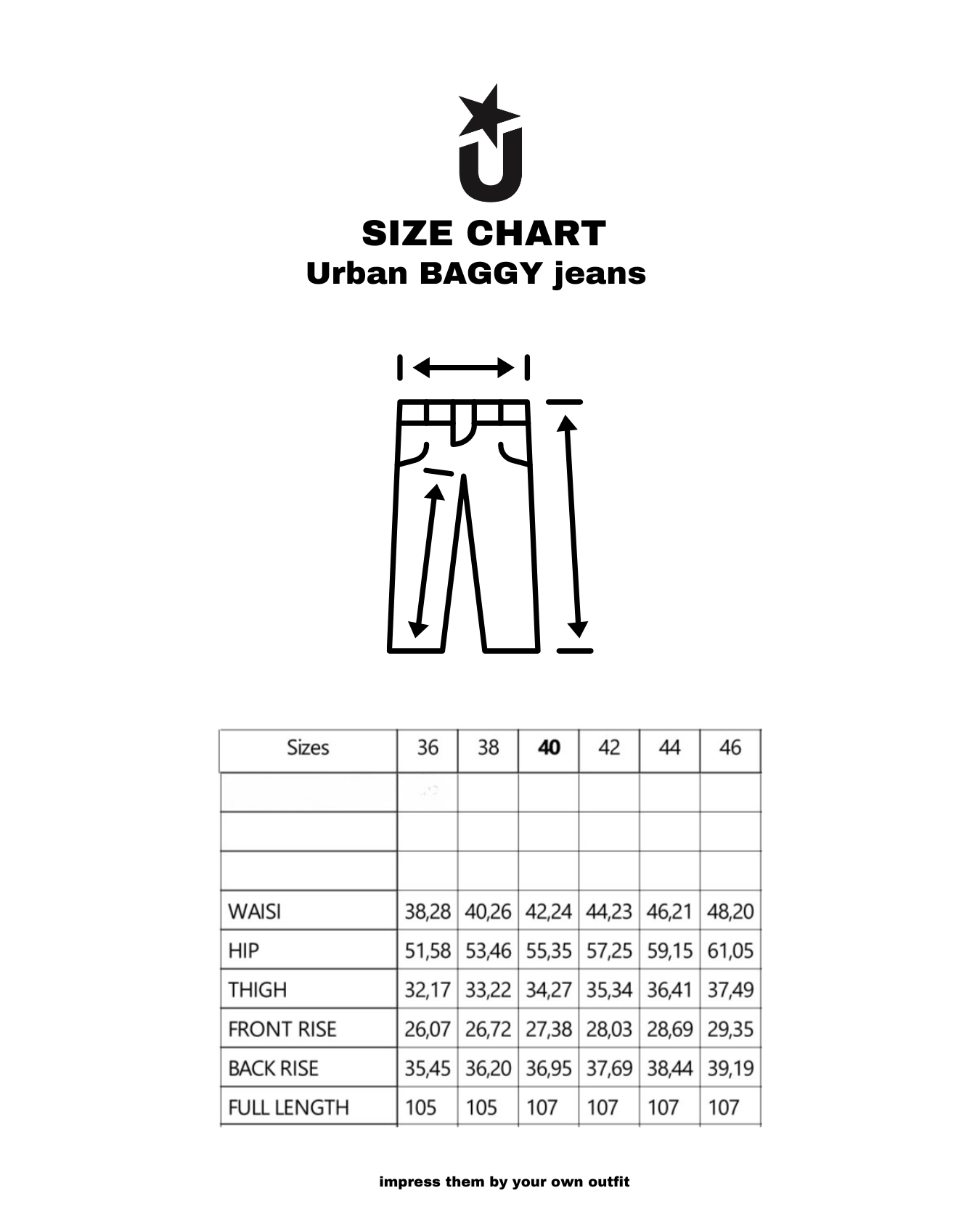 Urban Baggy jeans - Black