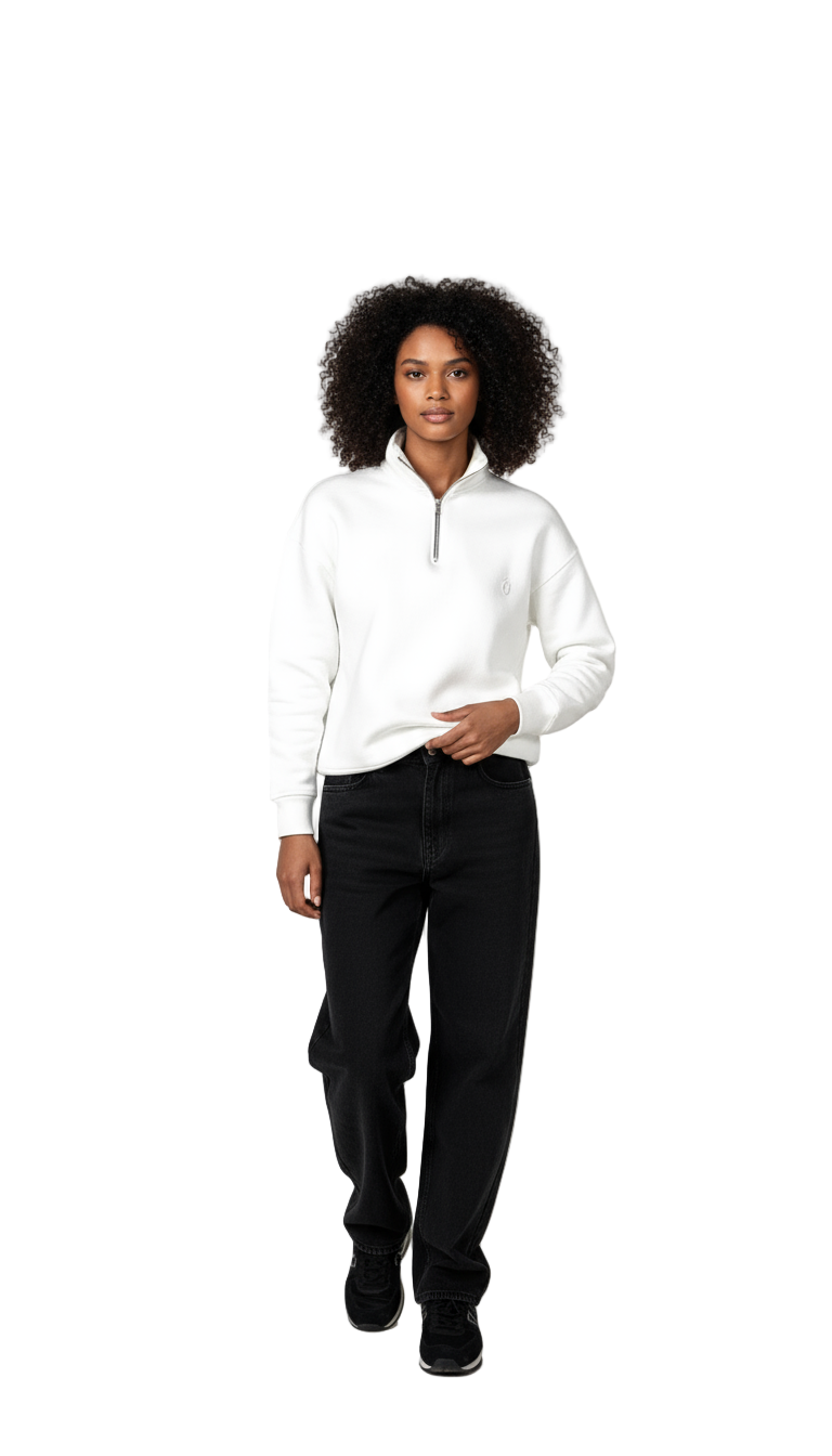 Urban Zipper Sweatshirt OZ Offwhite