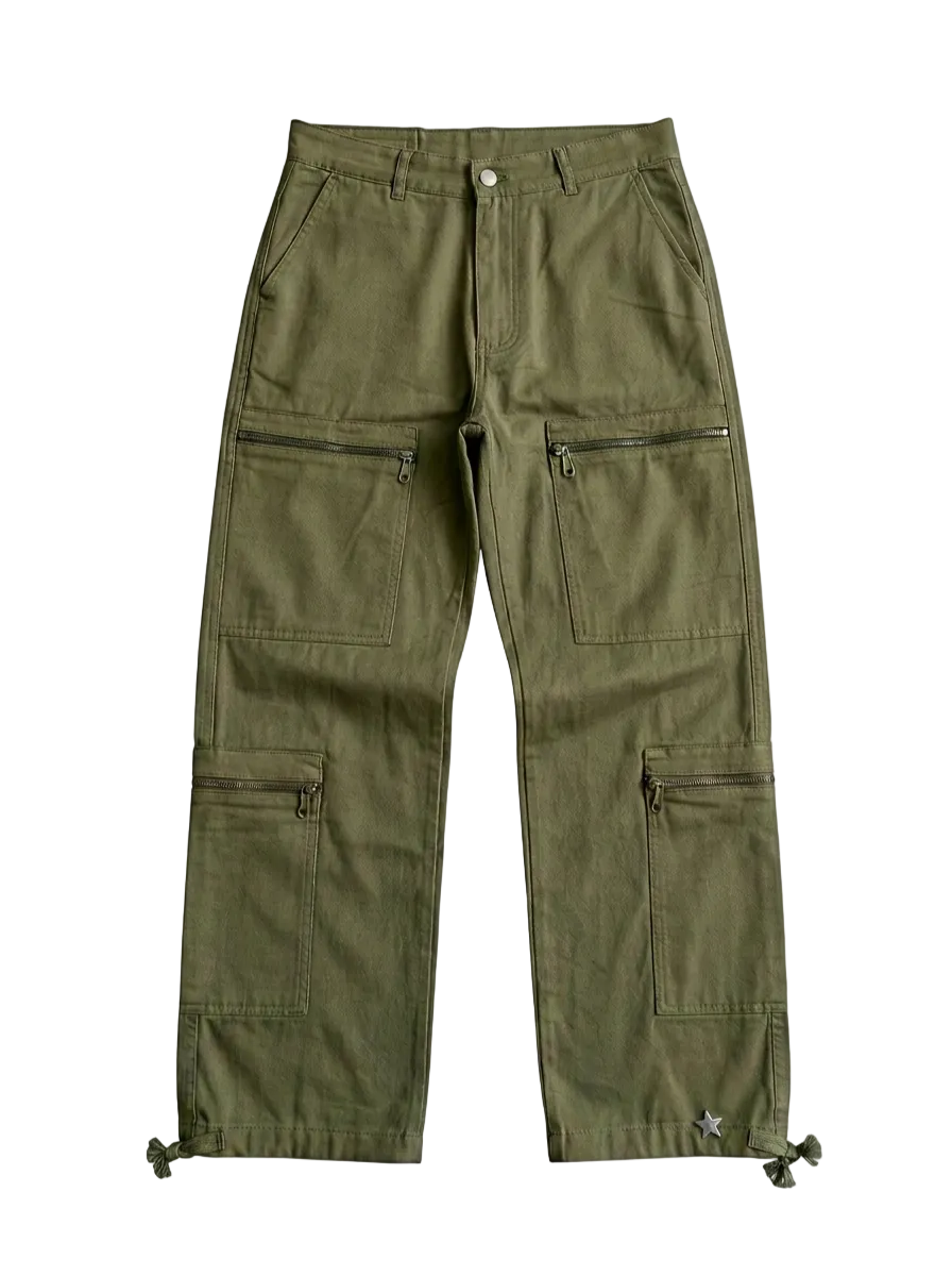URBAN Zipper Pant - Olive