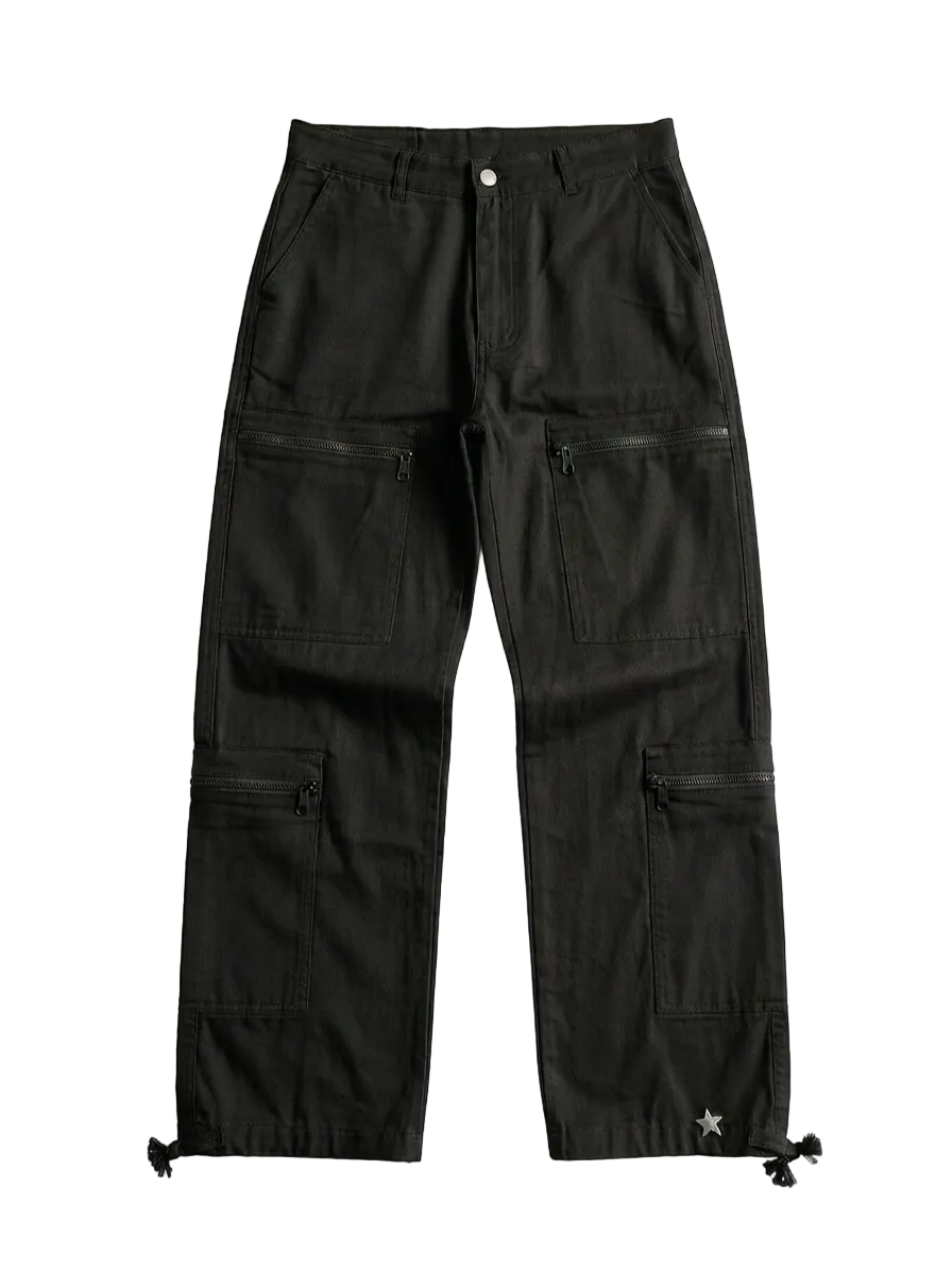 URBAN Zipper Pant - Black