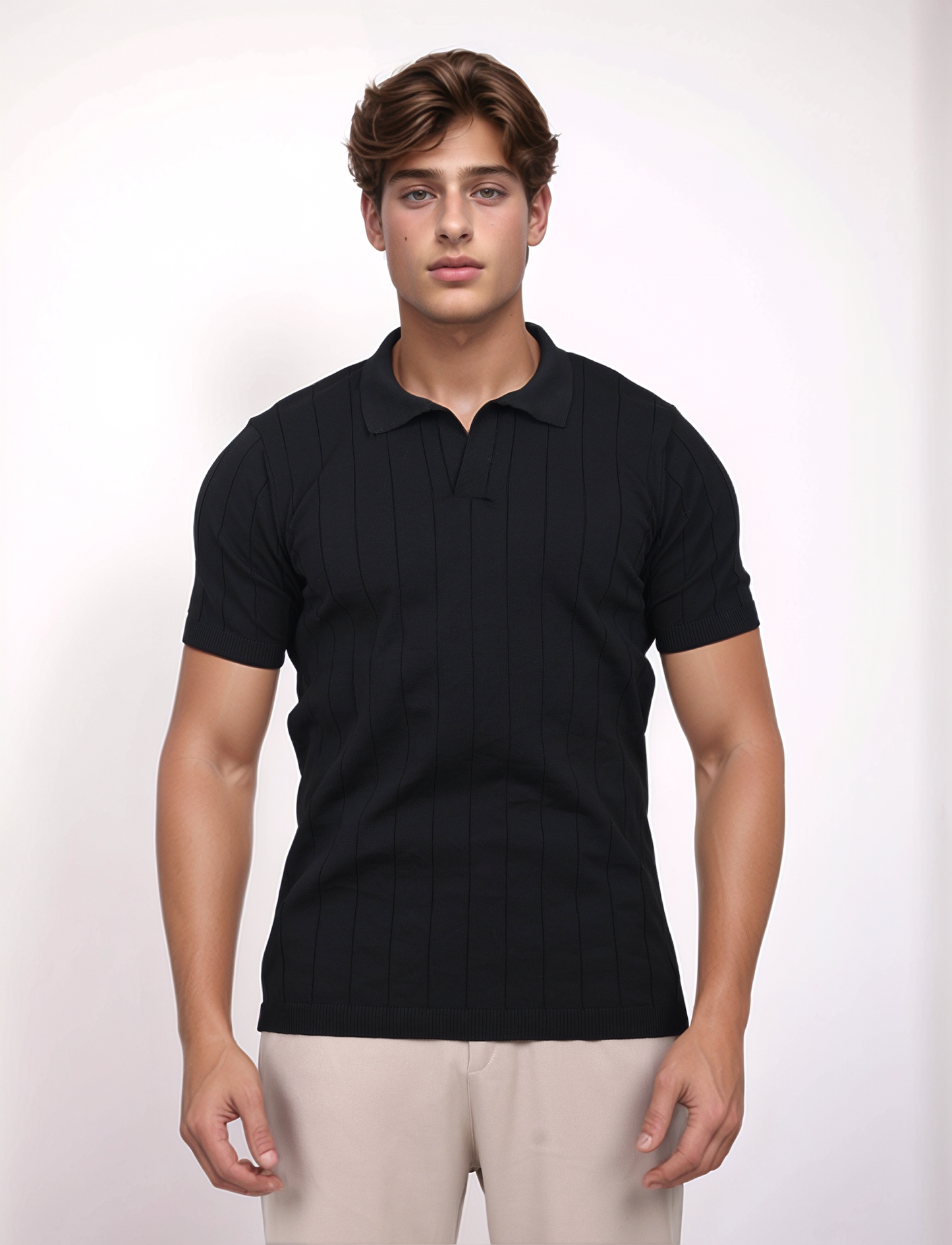 URBAN BIG V SHIRT- BLACK
