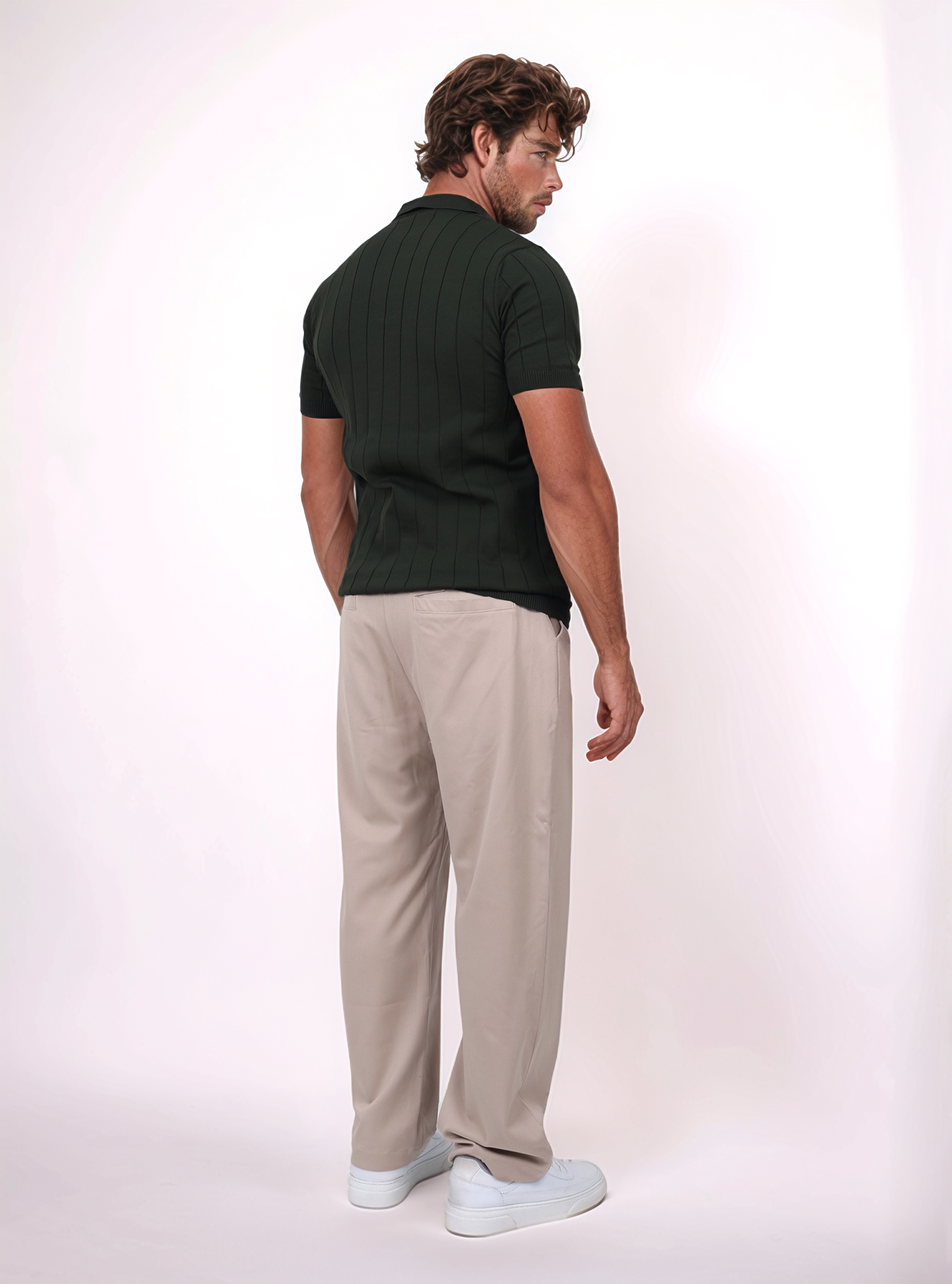 URBAN BIG V SHIRT- OLIVE