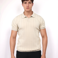 URBAN BIG V SHIRT- BAIGE
