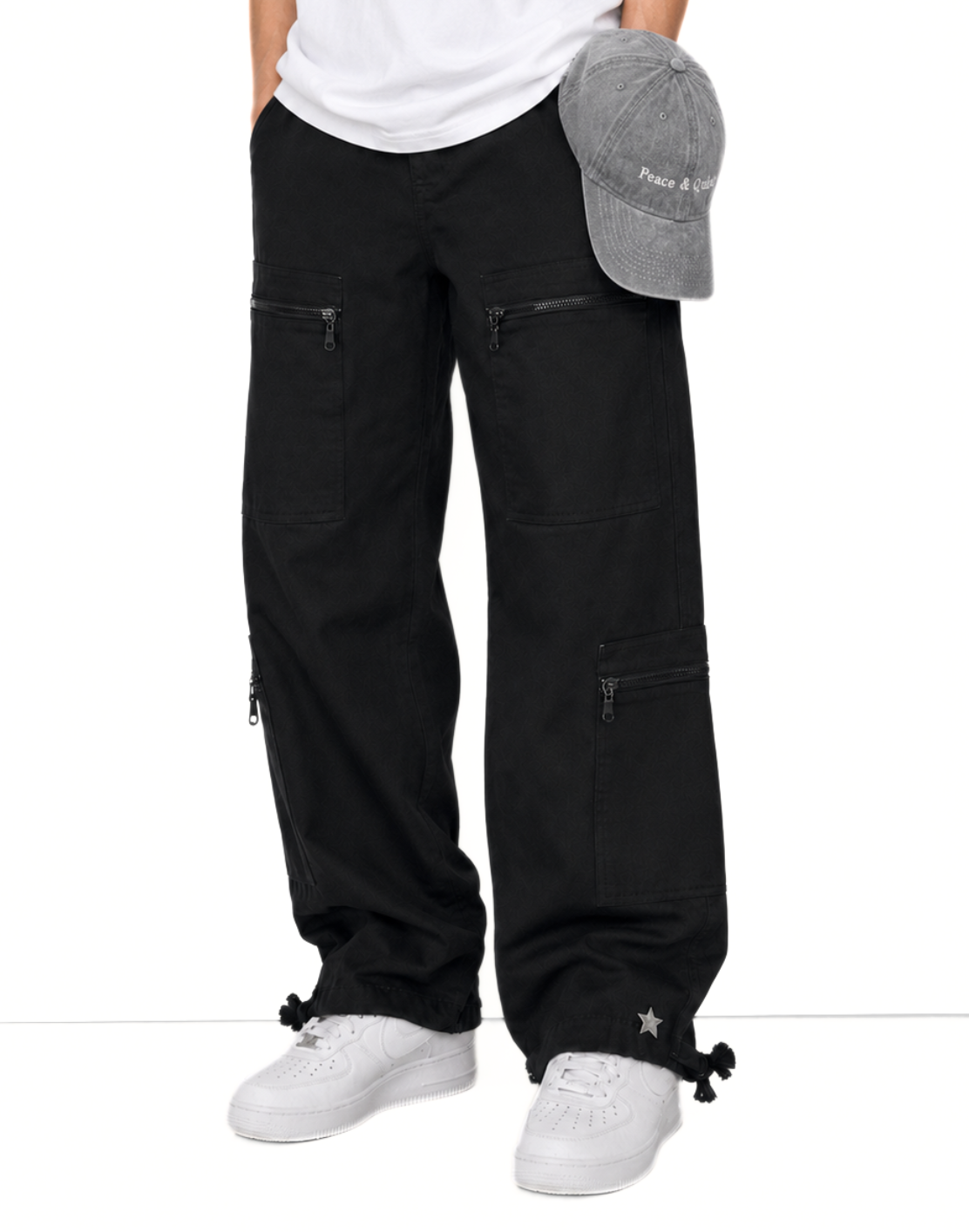 URBAN Zipper Pant - Black