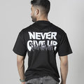 NEVER GIVE UP BLACK