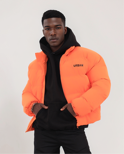 Urban Puffer Jacket Orange