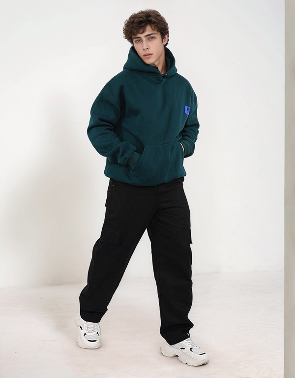 Stay On Top Oversize Hoodie Green