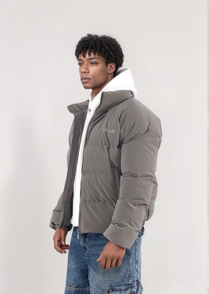 Gray Puffer Jacket