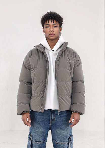 Gray Puffer Jacket