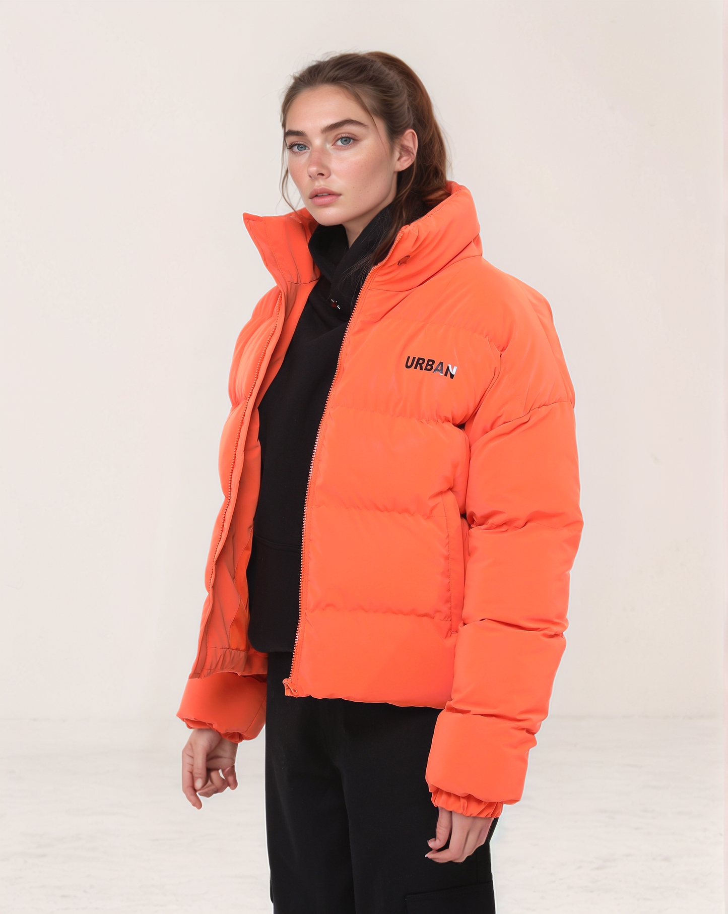 Urban Puffer Jacket Orange