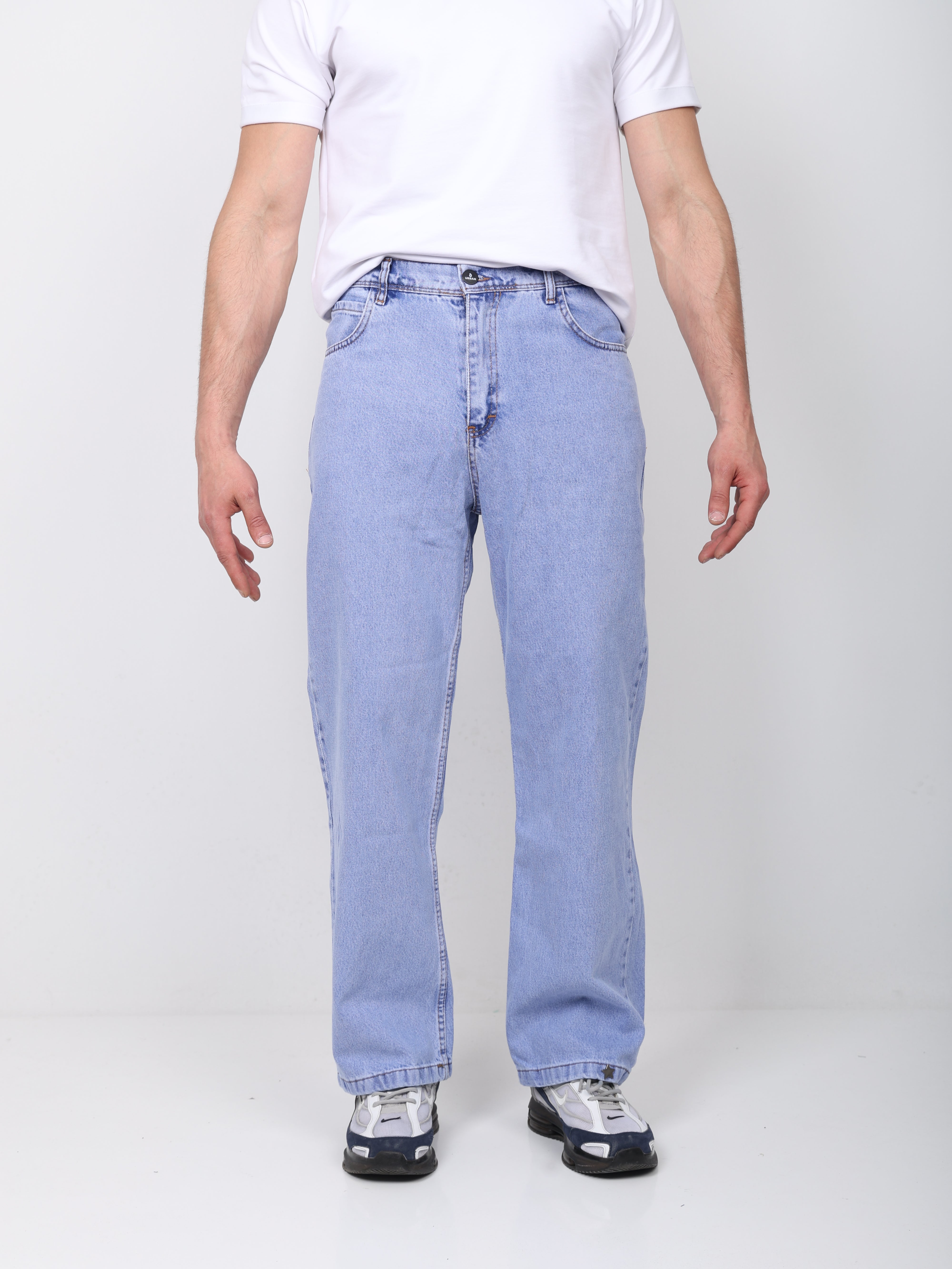 gourmet buggy jeansライトブルー buggy jeans - Türkiye