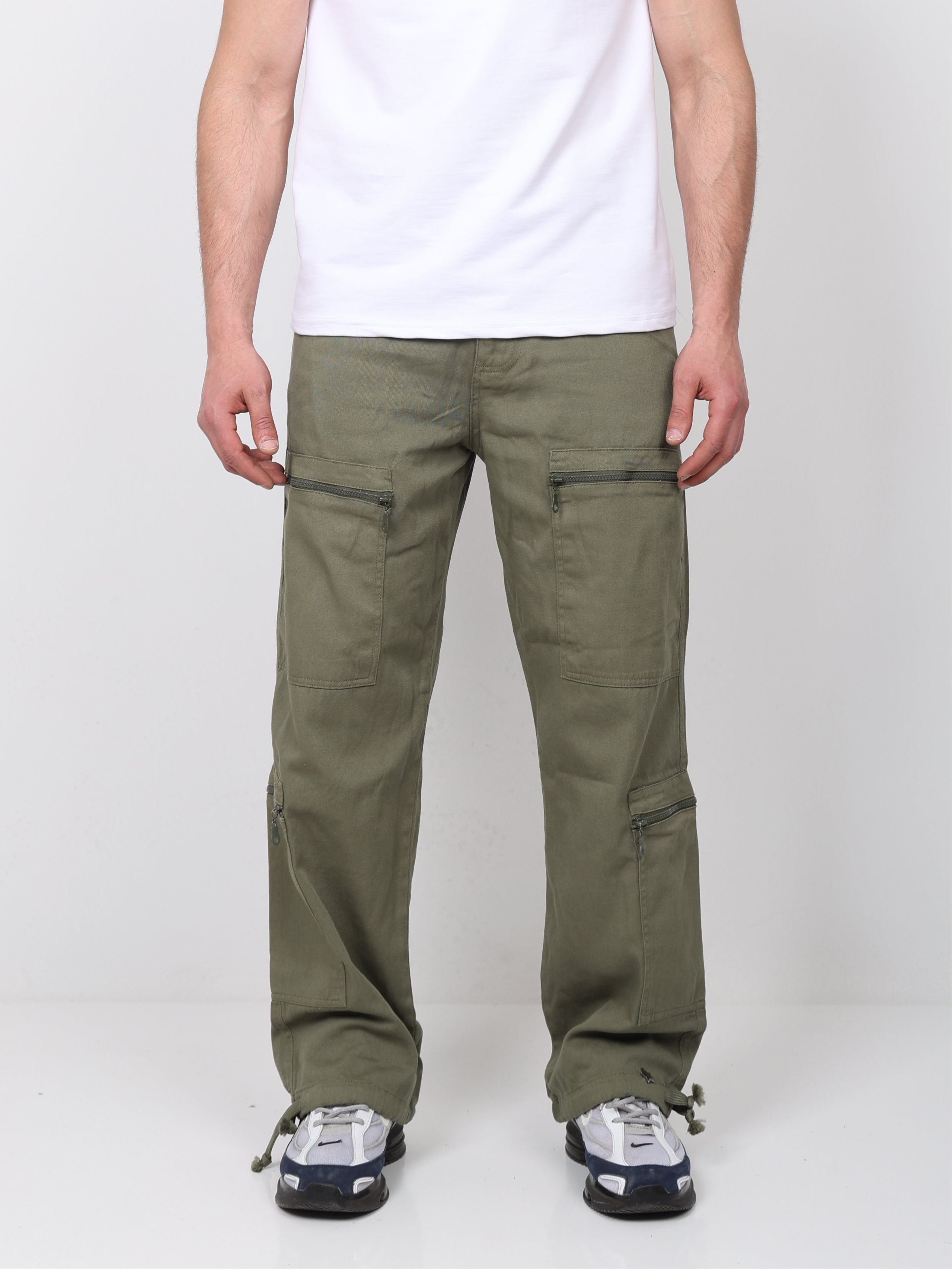 URBAN Zipper Pant - Olive