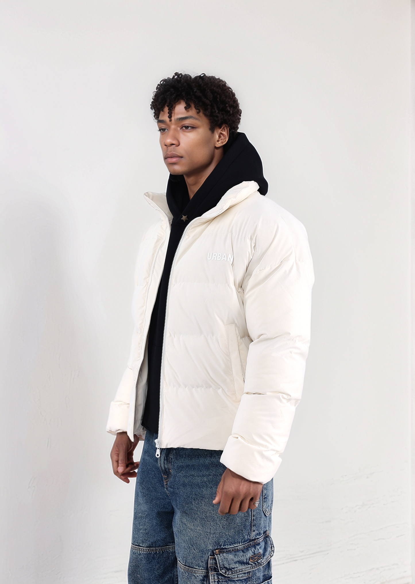 White Puffer Jacket