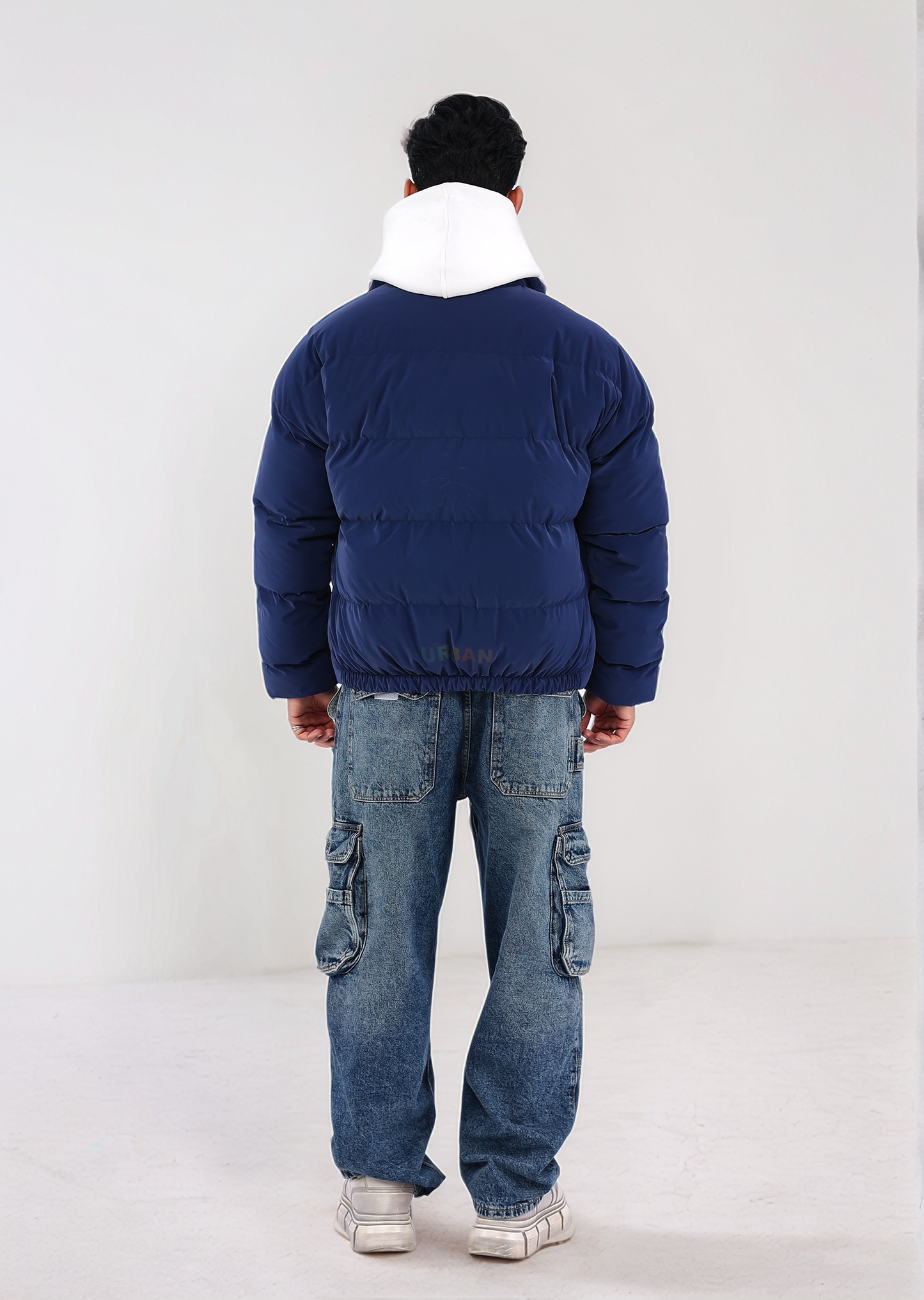 Navy Puffer Jacket