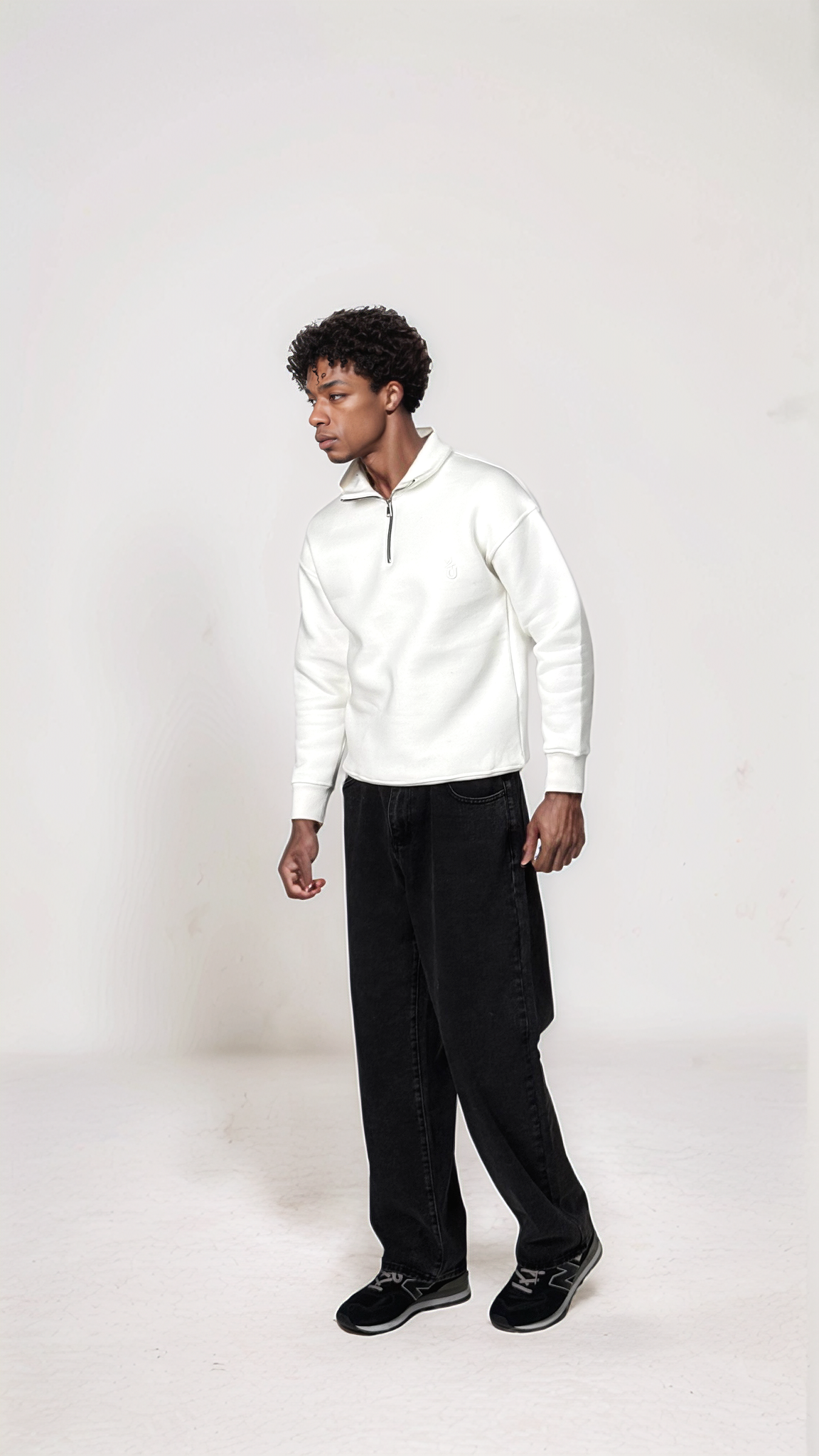 Urban Zipper Sweatshirt OZ Offwhite