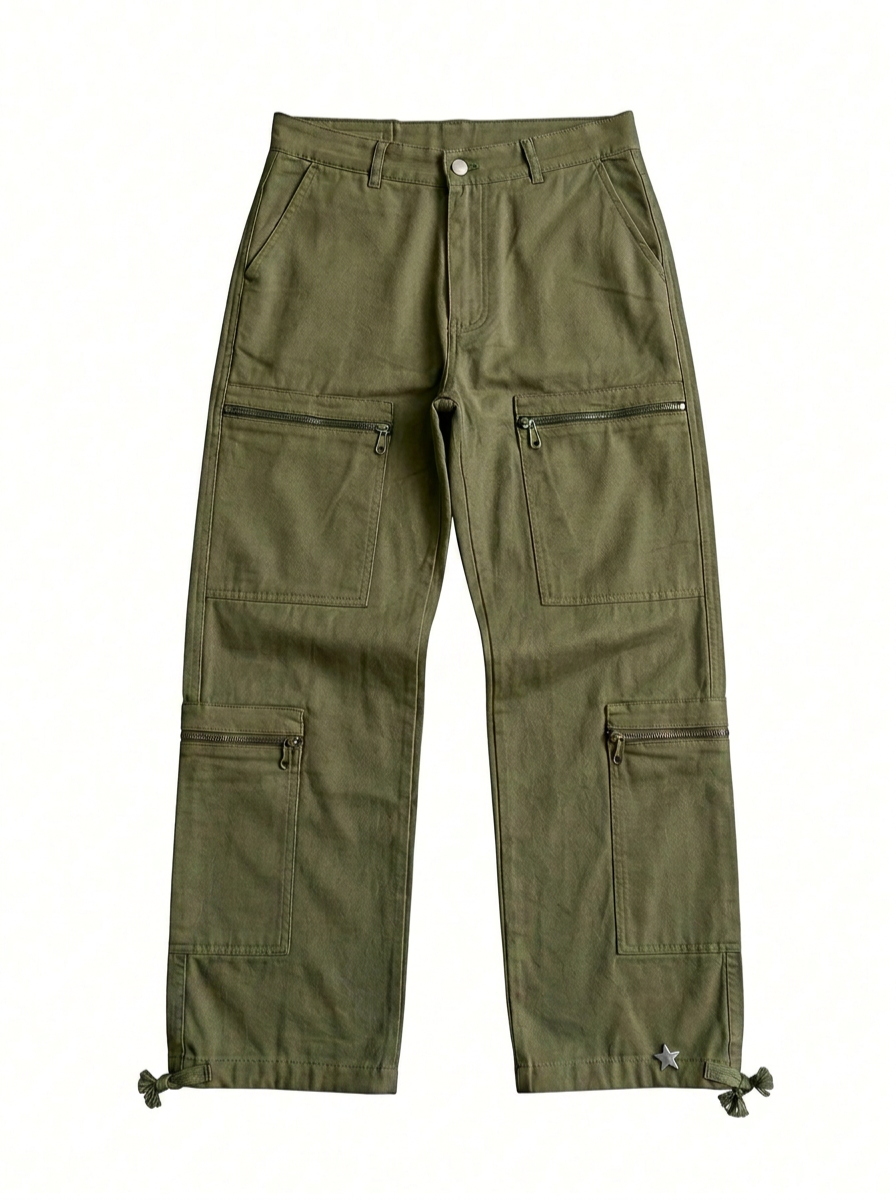 URBAN Zipper Pant - Olive