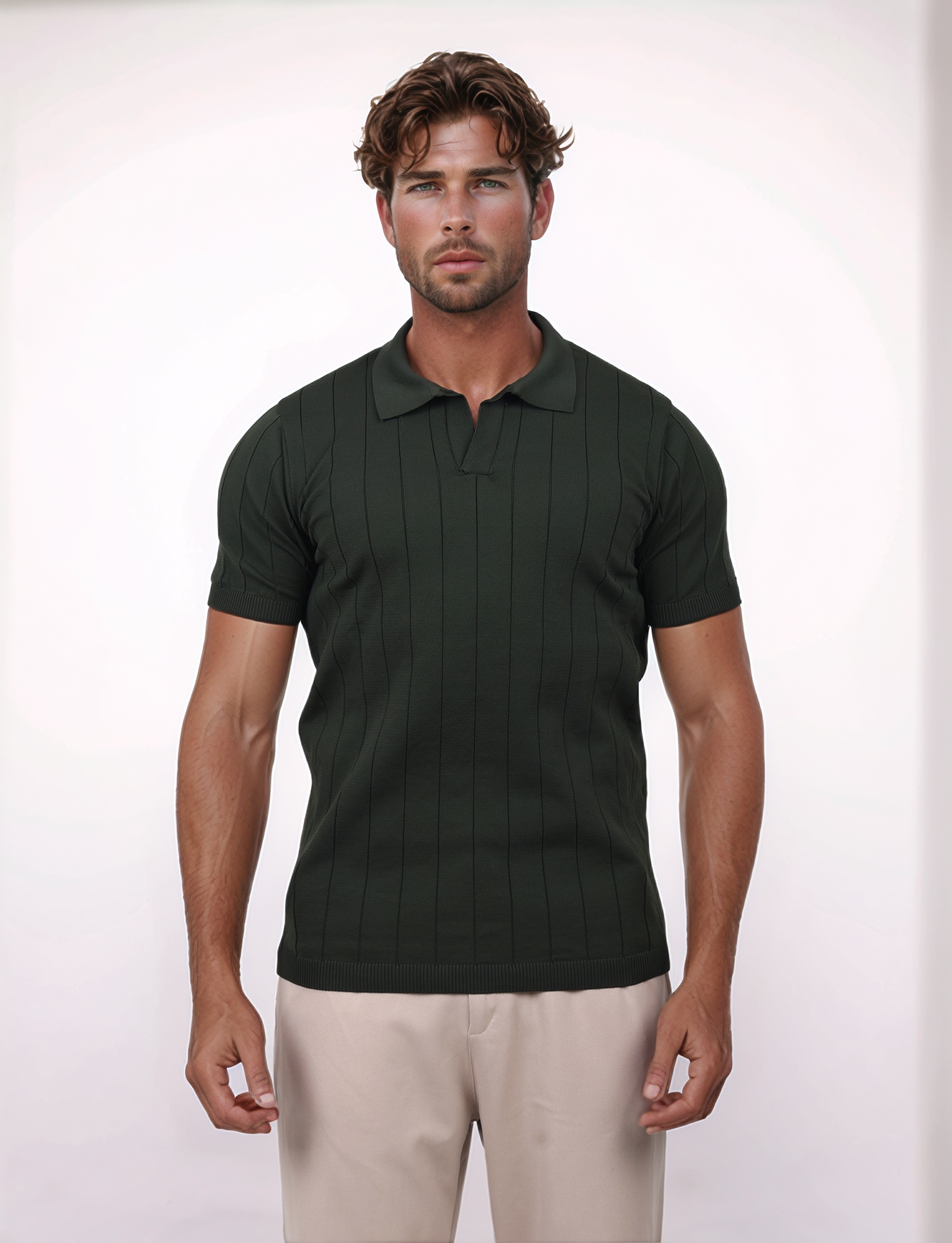 URBAN BIG V SHIRT- OLIVE