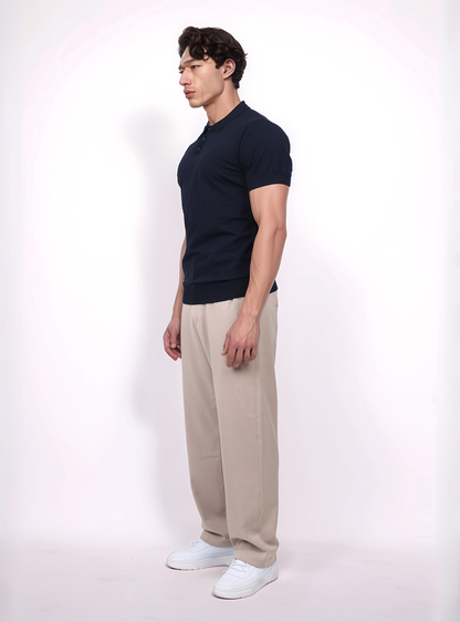 URBAN BASIC POLO SHIRT - NAVY