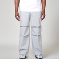 Urban Loose Parachute Pants - Light Gray