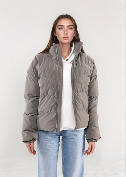 Gray Puffer Jacket