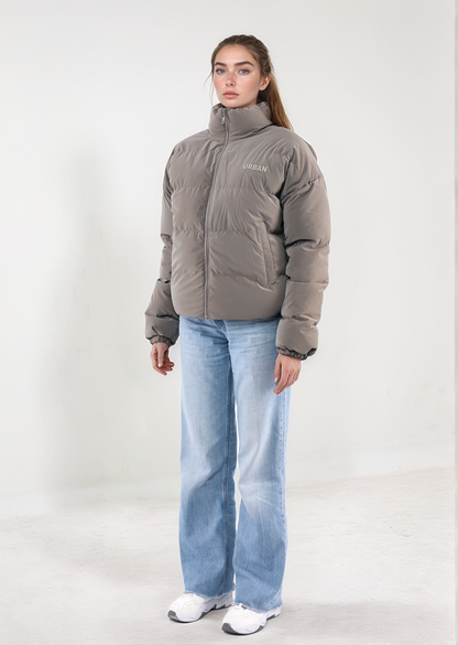 Gray Puffer Jacket