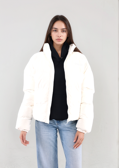 White Puffer Jacket