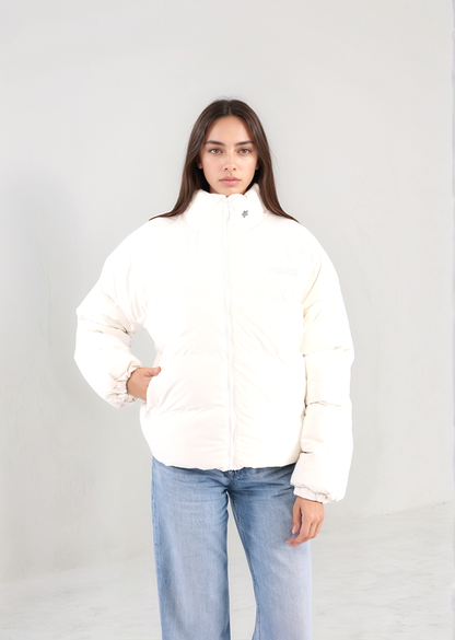 White Puffer Jacket