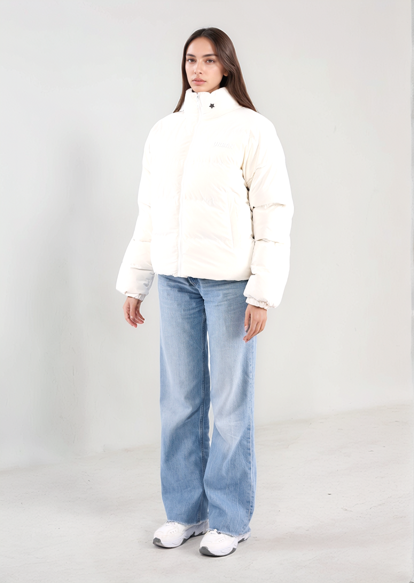 White Puffer Jacket