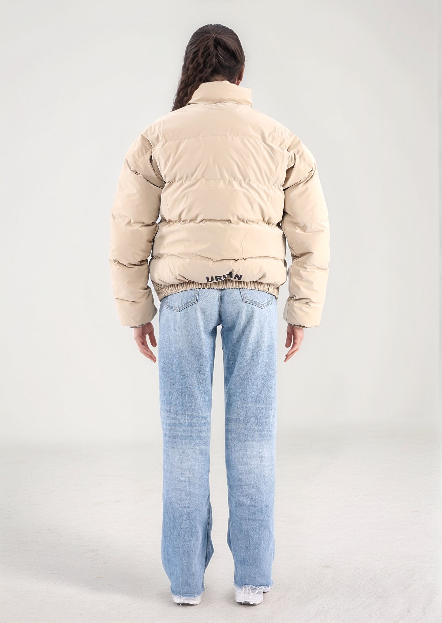 Beige Puffer Jacket