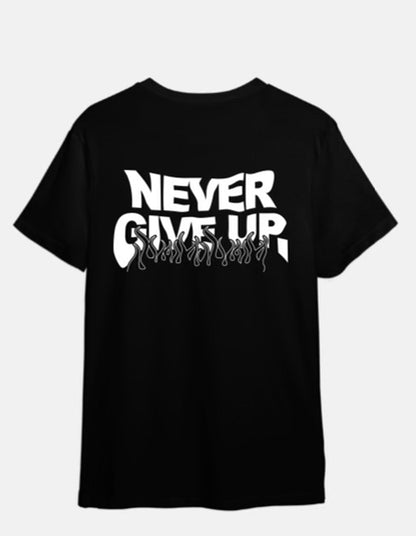 NEVER GIVE UP BLACK