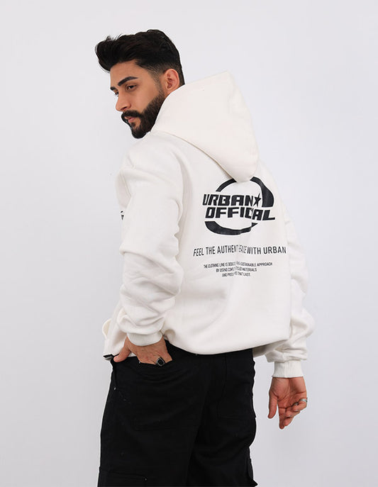 Urban Official Hoodie Oversize Off White