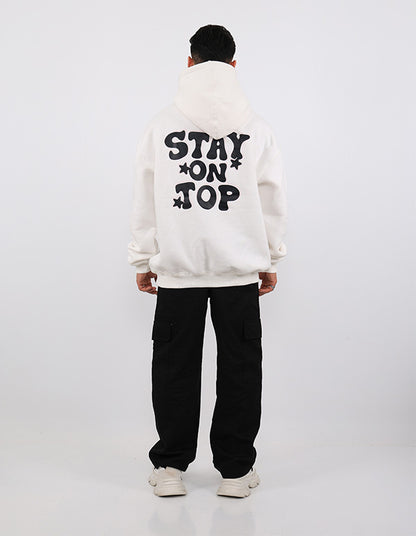 Stay On Top Oversize Hoodie Offwhite