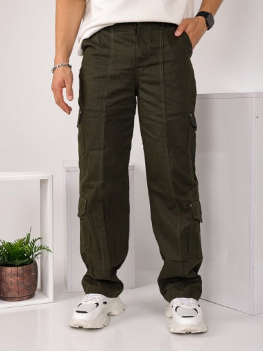 IN THE LIST DARK OLIVE PANTS